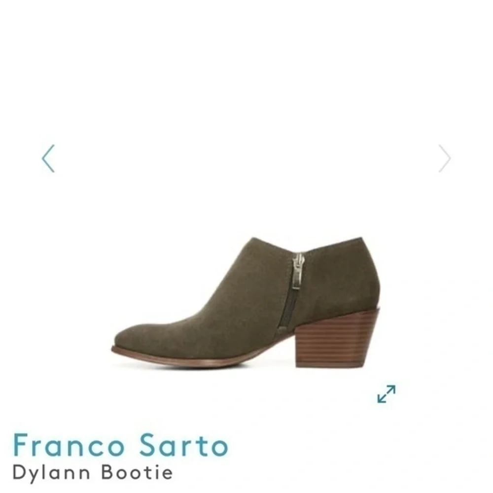 Franco Sarto Dylan Bootie olive Green suede